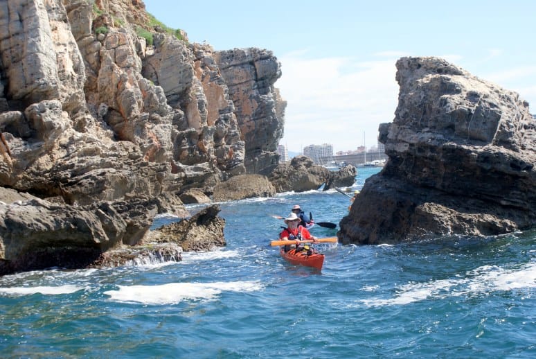 Kayak en Orpesa del Mar